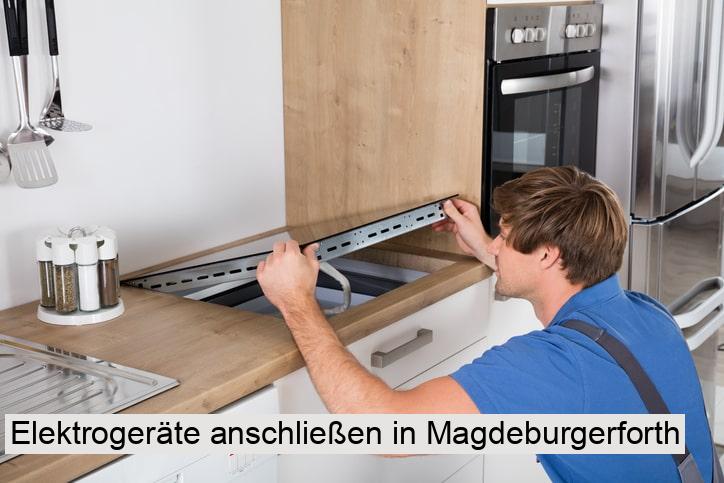Elektrogeräte anschließen in Magdeburgerforth